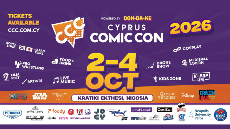 Cyprus Comic Con 2026 in Nicosia – 2–4 October